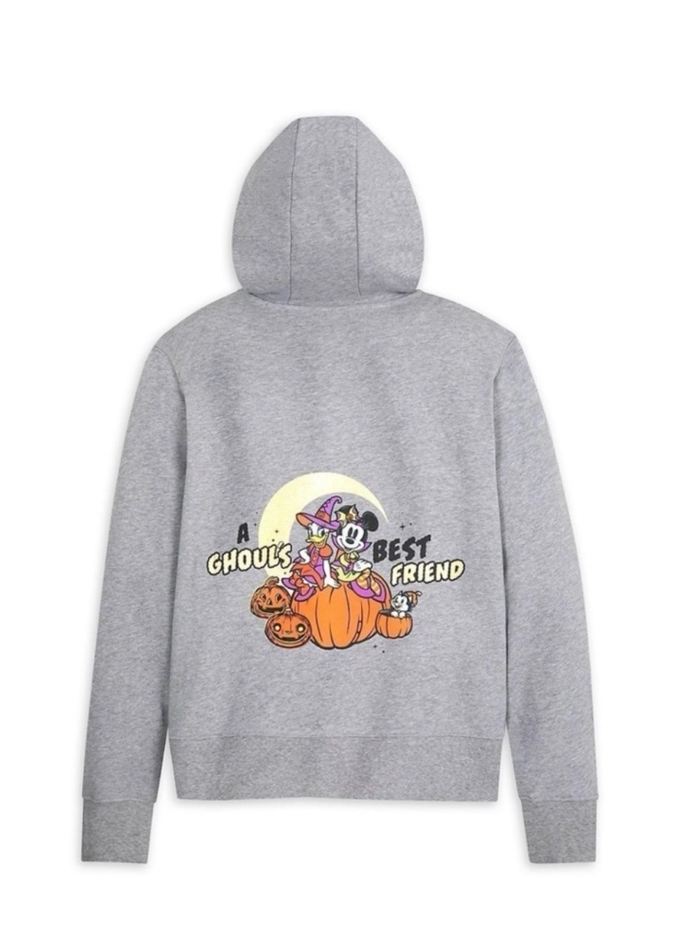 Disney Parks• “A Ghouls Best Friend”Halloween Graphic Full Zip Up Hoodie. Sz.3XL